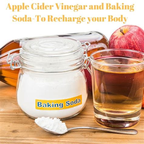 Baking soda and vinegar mixed together make a chemical reaction. . What happens when you mix baking soda and apple cider vinegar